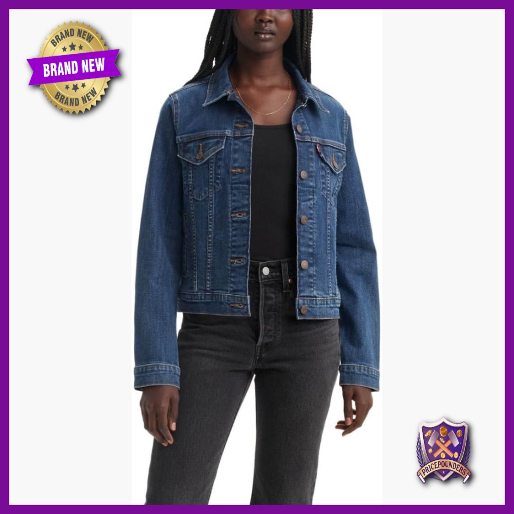 Premium Denim Jacket Regular Fit Long Sleeve Button Closure